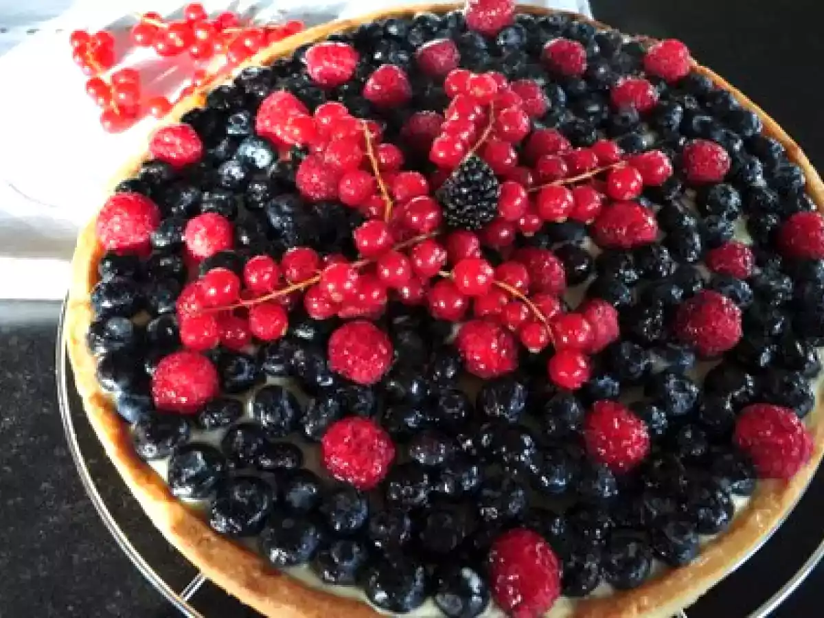 Tarte Myrtilles, Framboises & Groseilles - photo 4