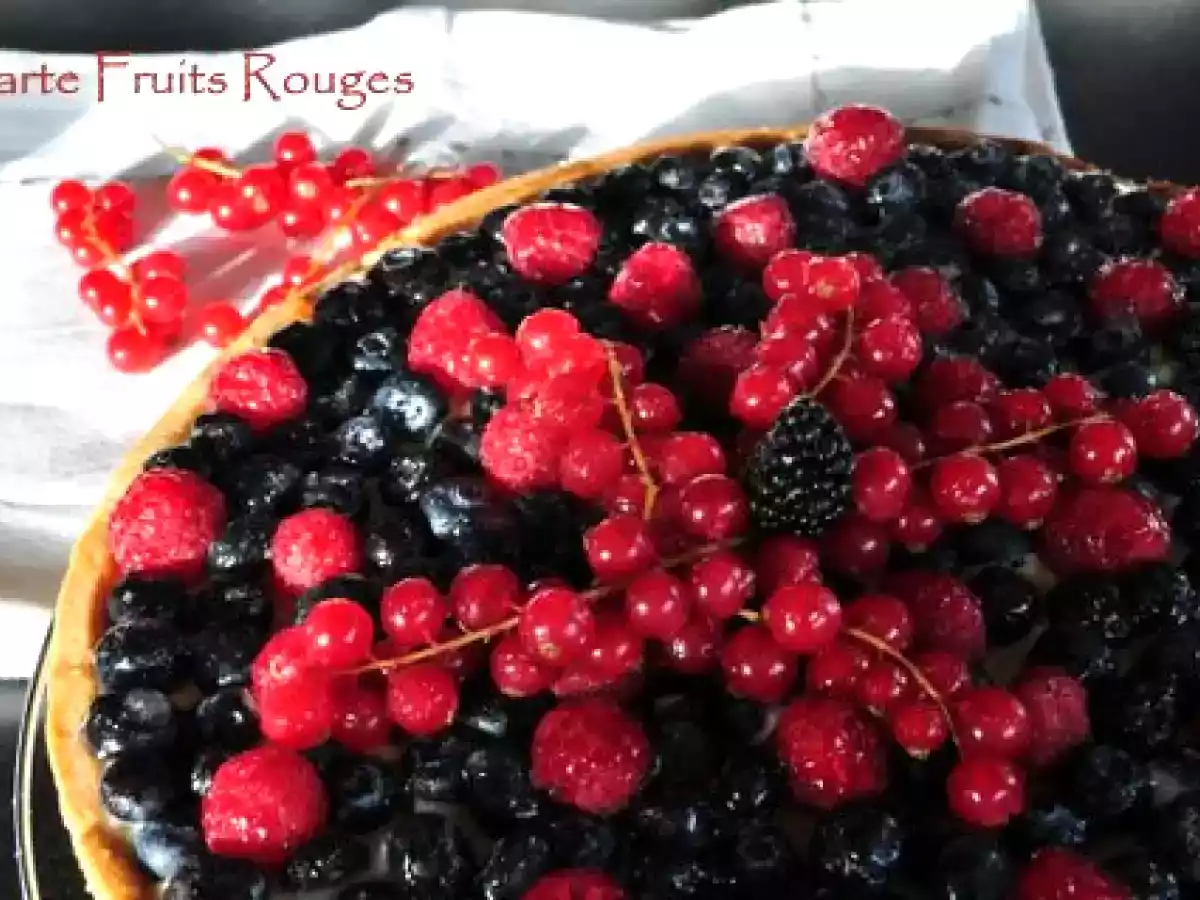 Tarte Myrtilles, Framboises & Groseilles - photo 5