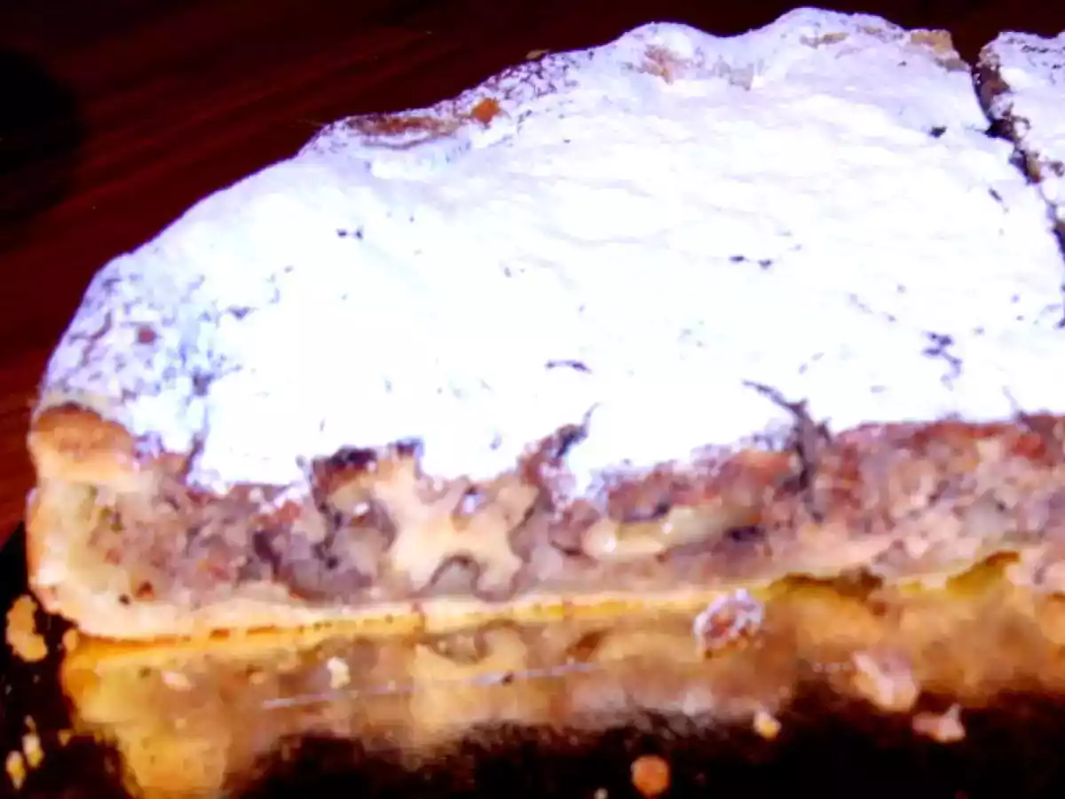 Tarte noisette et noix - photo 2