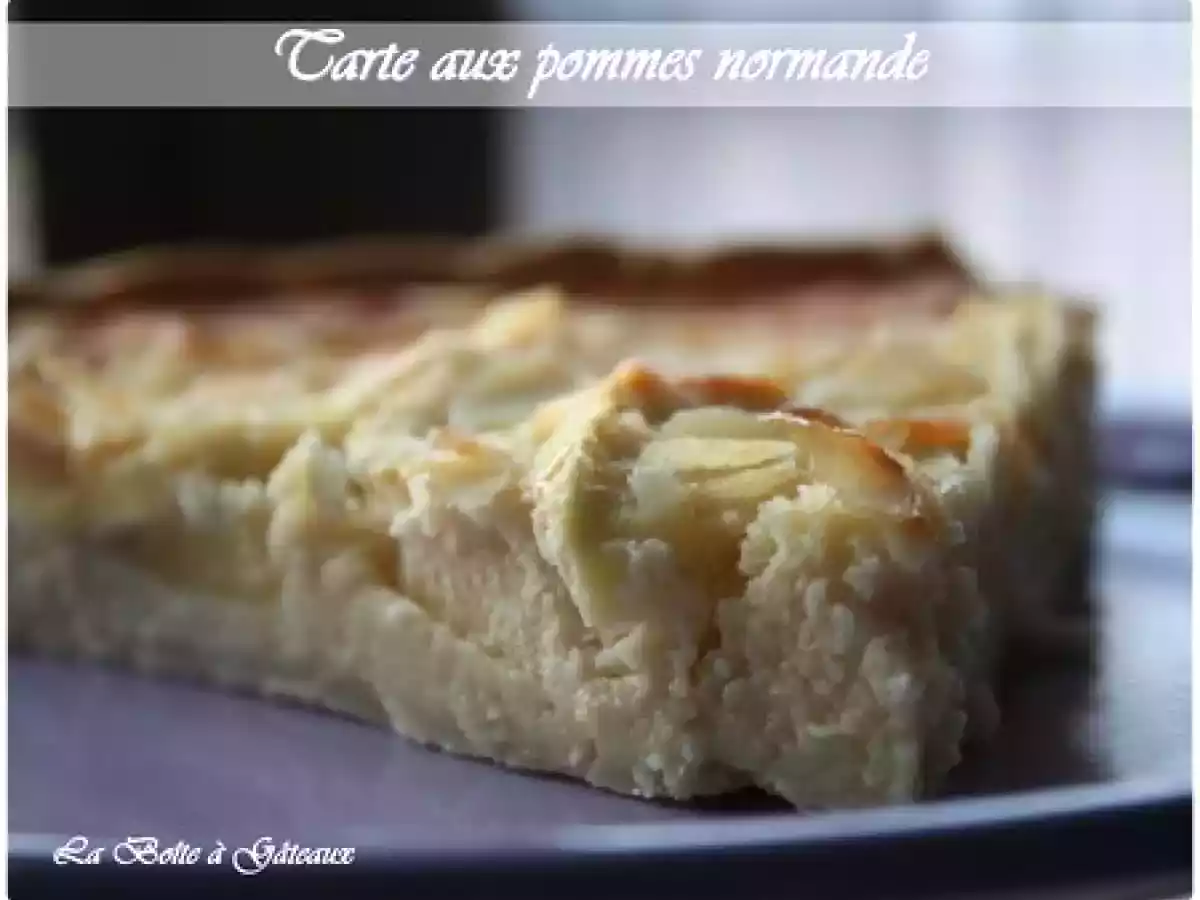 Tarte normande aux pommes
