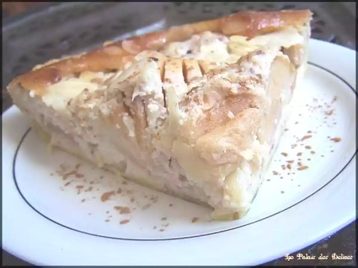 Tarte normande aux pommes à la crème d'amandes - photo 2
