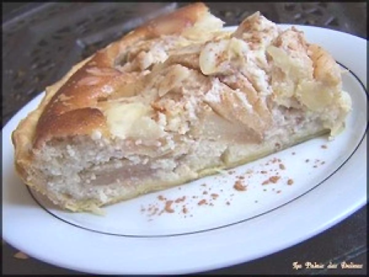 Tarte normande aux pommes à la crème d'amandes - photo 3