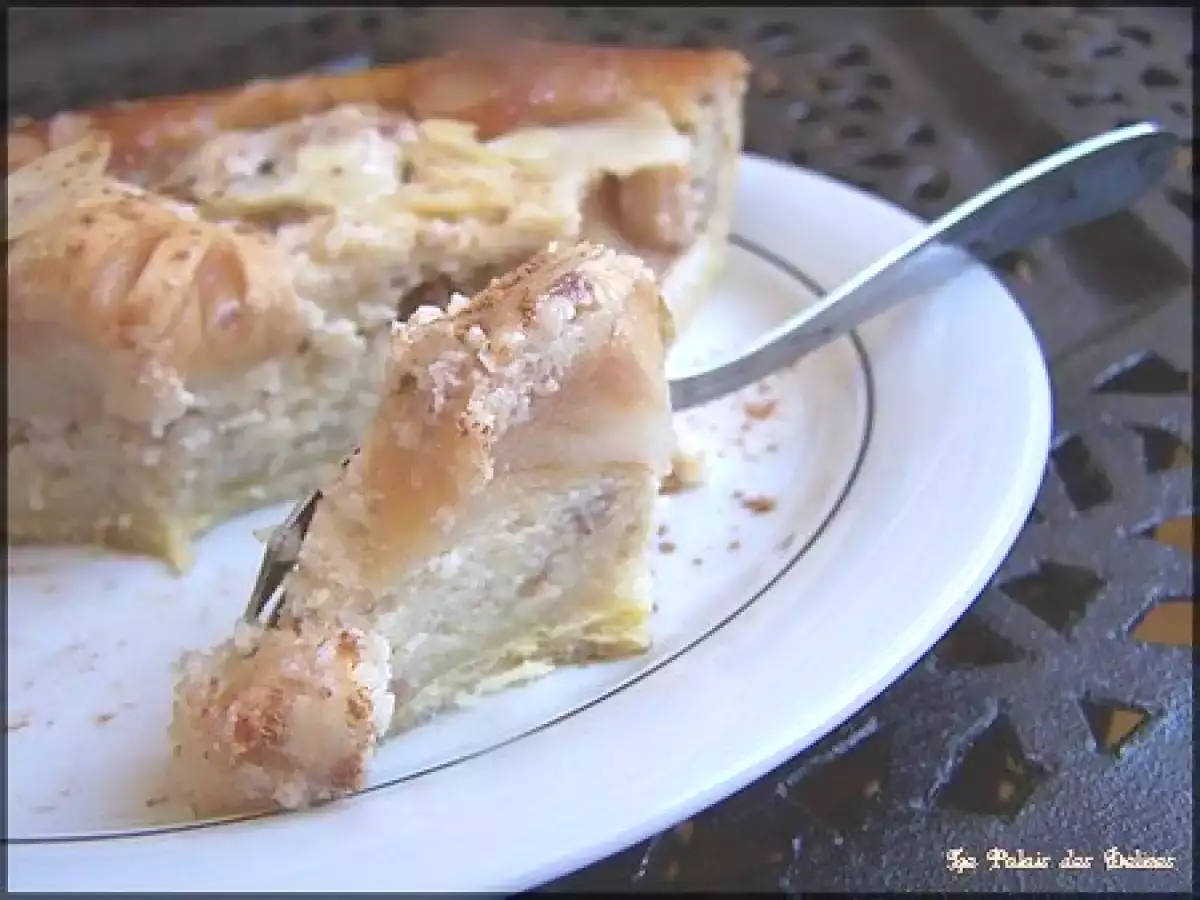 Tarte normande aux pommes à la crème d'amandes - photo 4