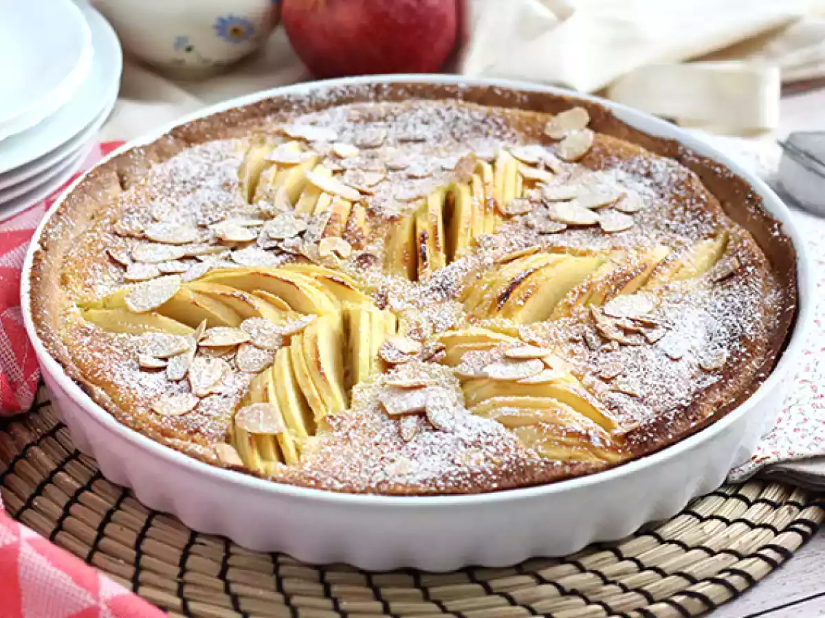 Tarte Normande pommes et amandes