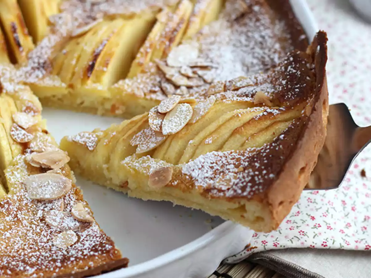 Tarte Normande pommes et amandes - photo 2