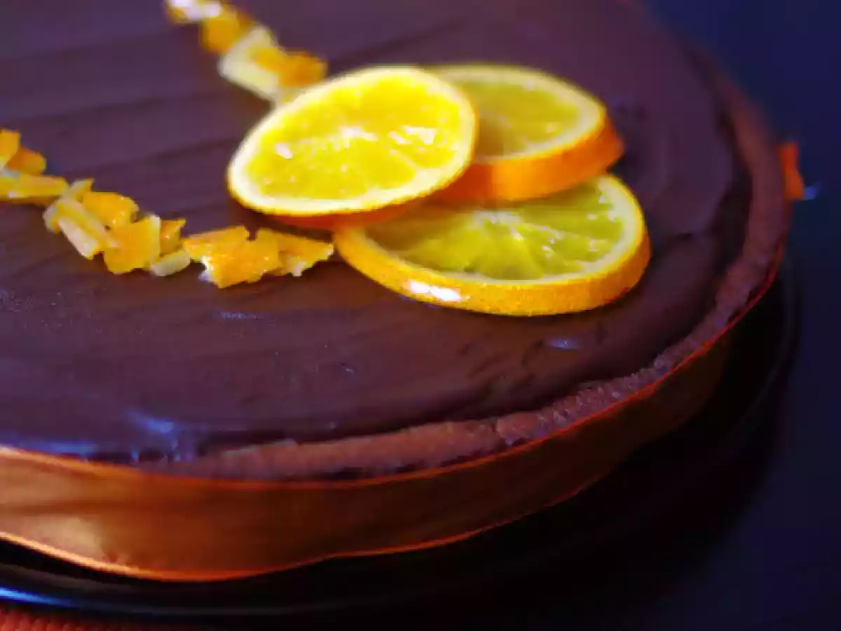 Tarte orange chocolat