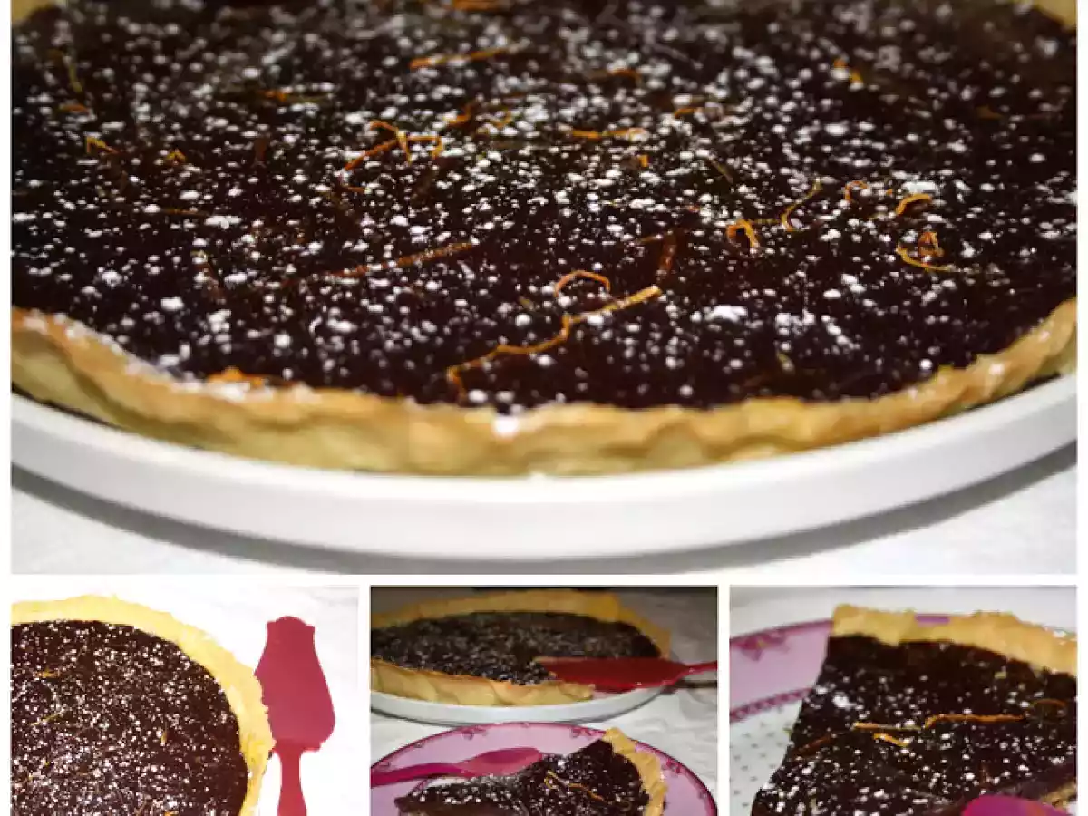Tarte orange chocolat