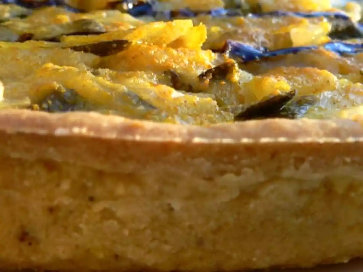 Tarte orientale aux légumes et à la crème de balsamique