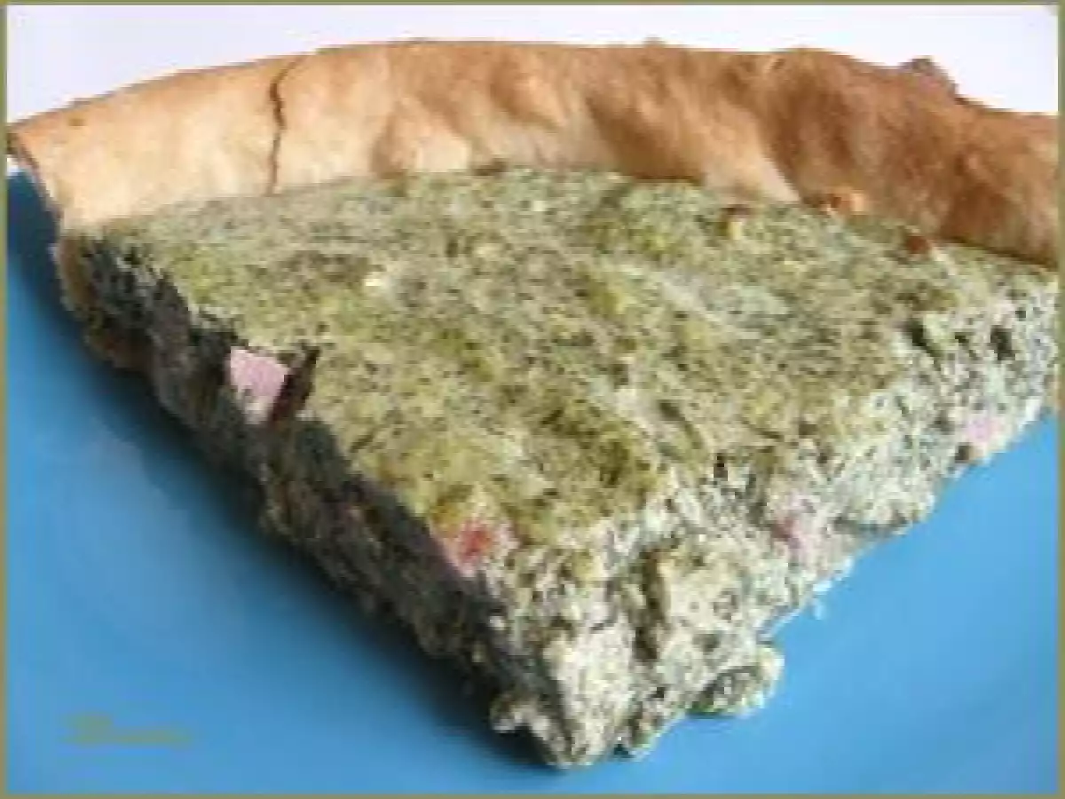 Tarte oseille - ricotta - jambon