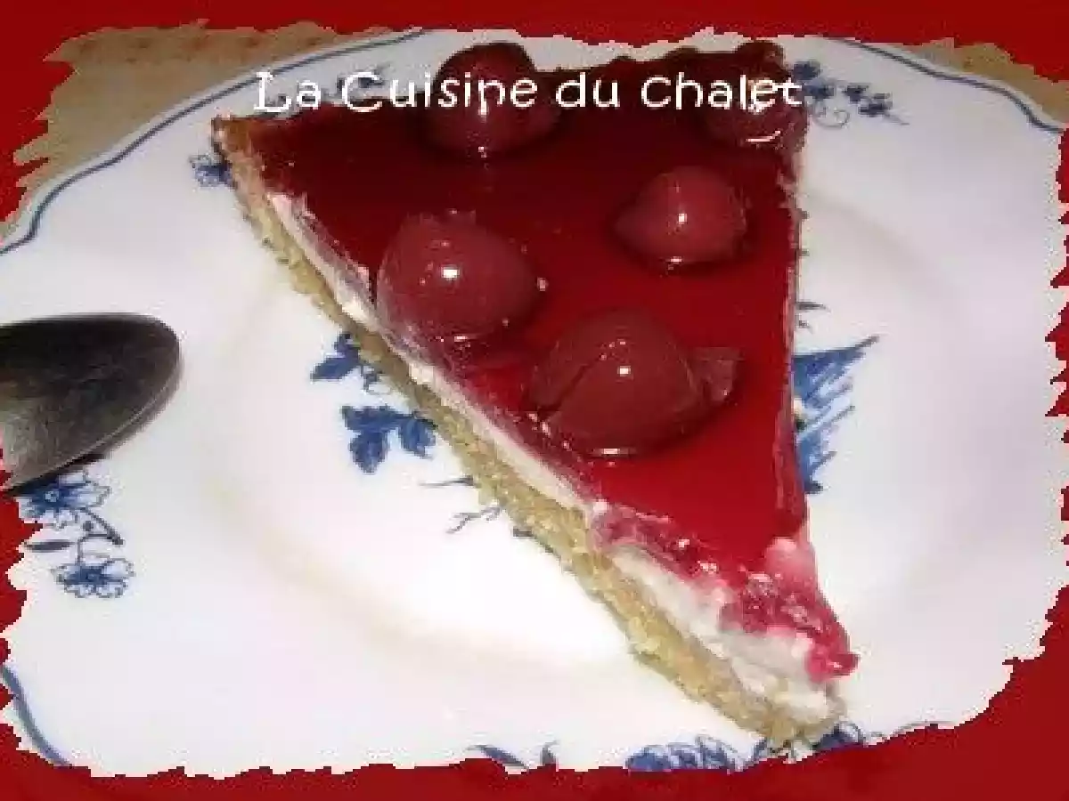 TARTE PANNA COTTA CERISES