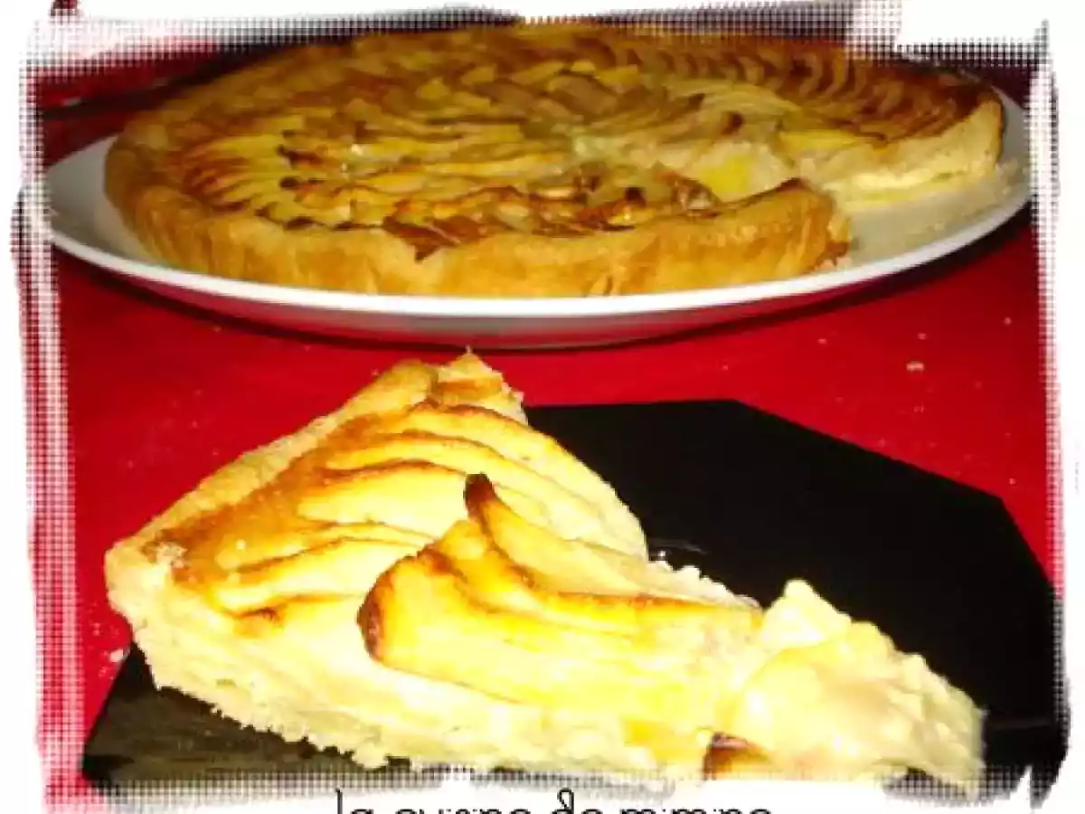 Tarte pâtissière aux pommes & au sirop d'érable (rapide et savoureuse) - photo 3