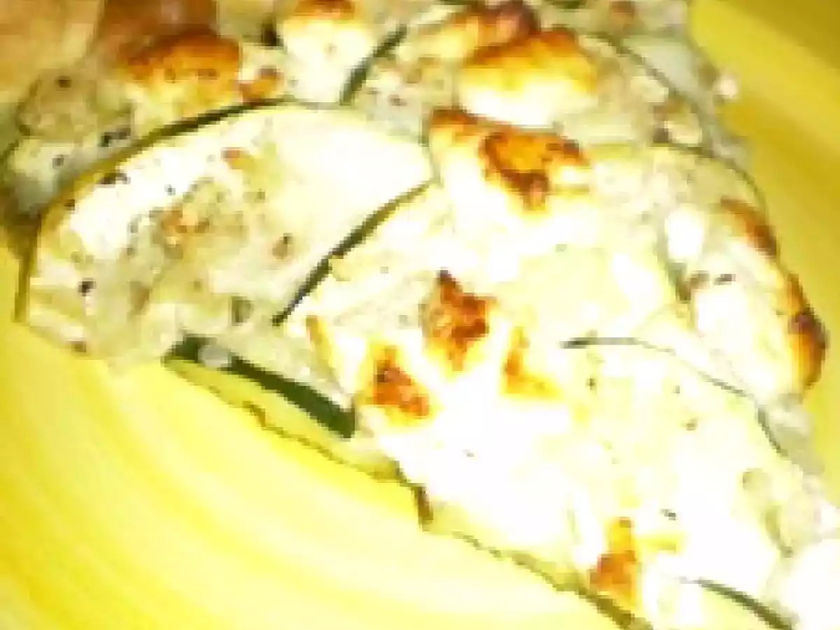 Tarte pesto - courgette