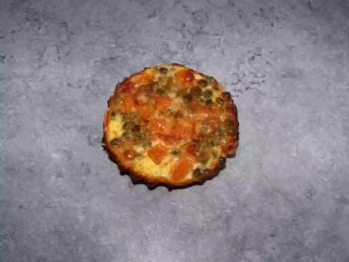 Tarte petits pois carottes et lardons