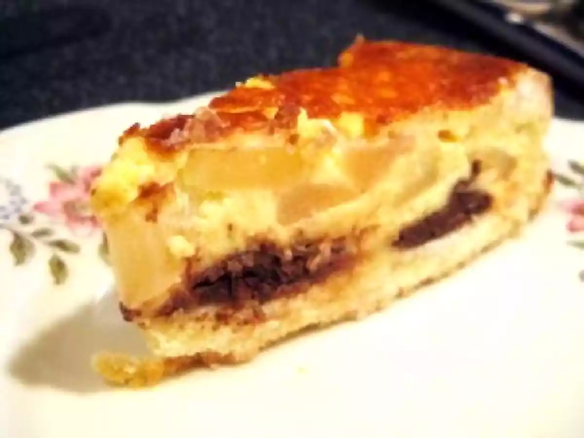 Tarte poire-chocolat façon poire belle Hélène! - photo 2