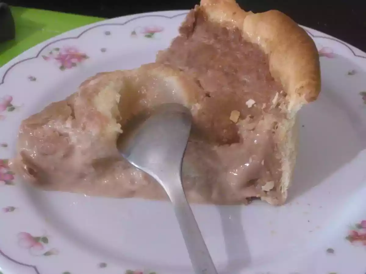 Tarte poire-chocolat kinder