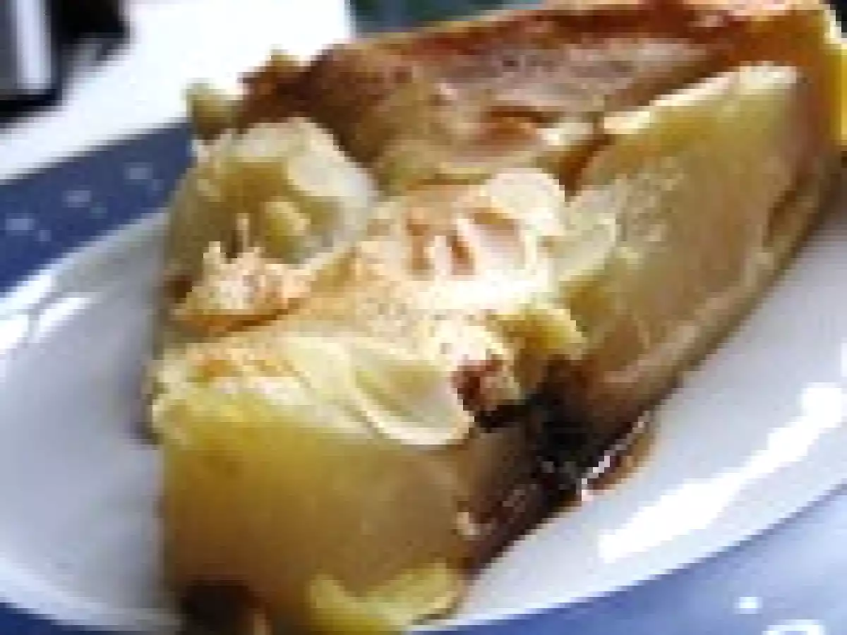 Tarte poire et framboise amandine prête en 5 minutes. - photo 3