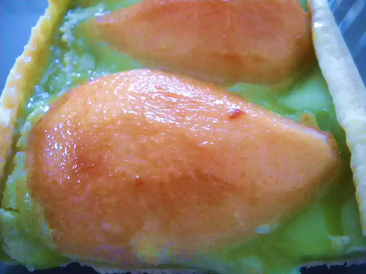 Tarte poire et pate d'amande - photo 2