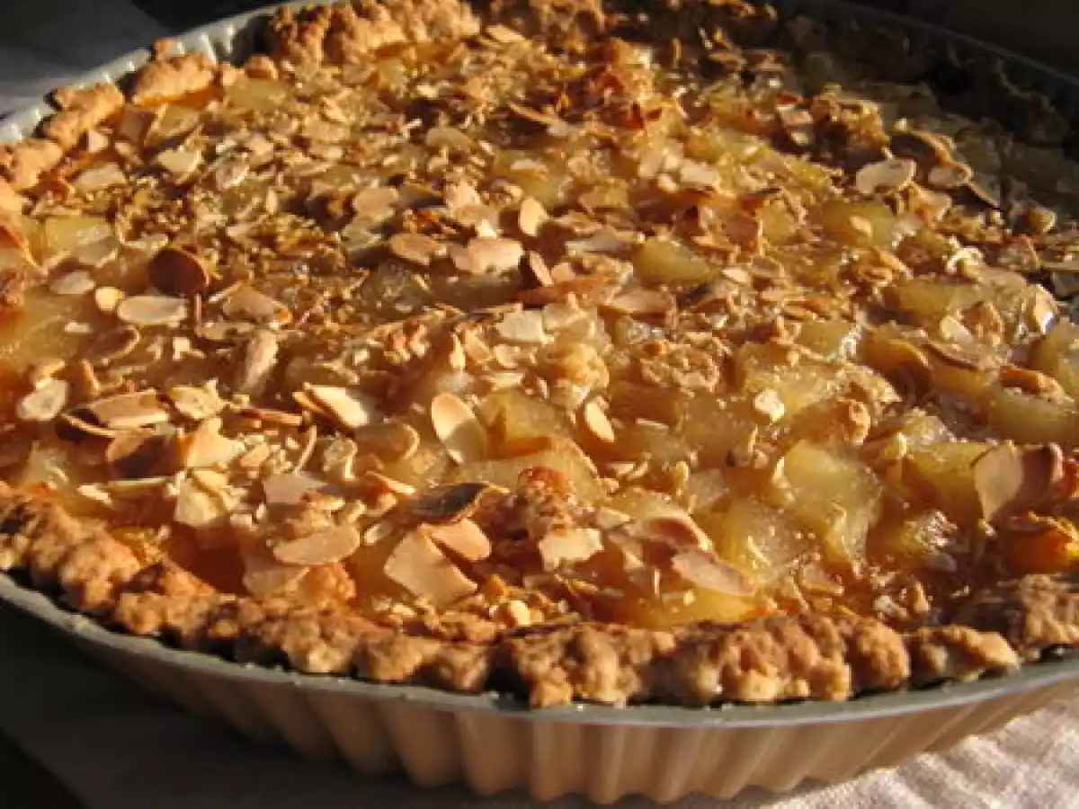 Tarte poire/amandes/sirop d'érable - photo 2
