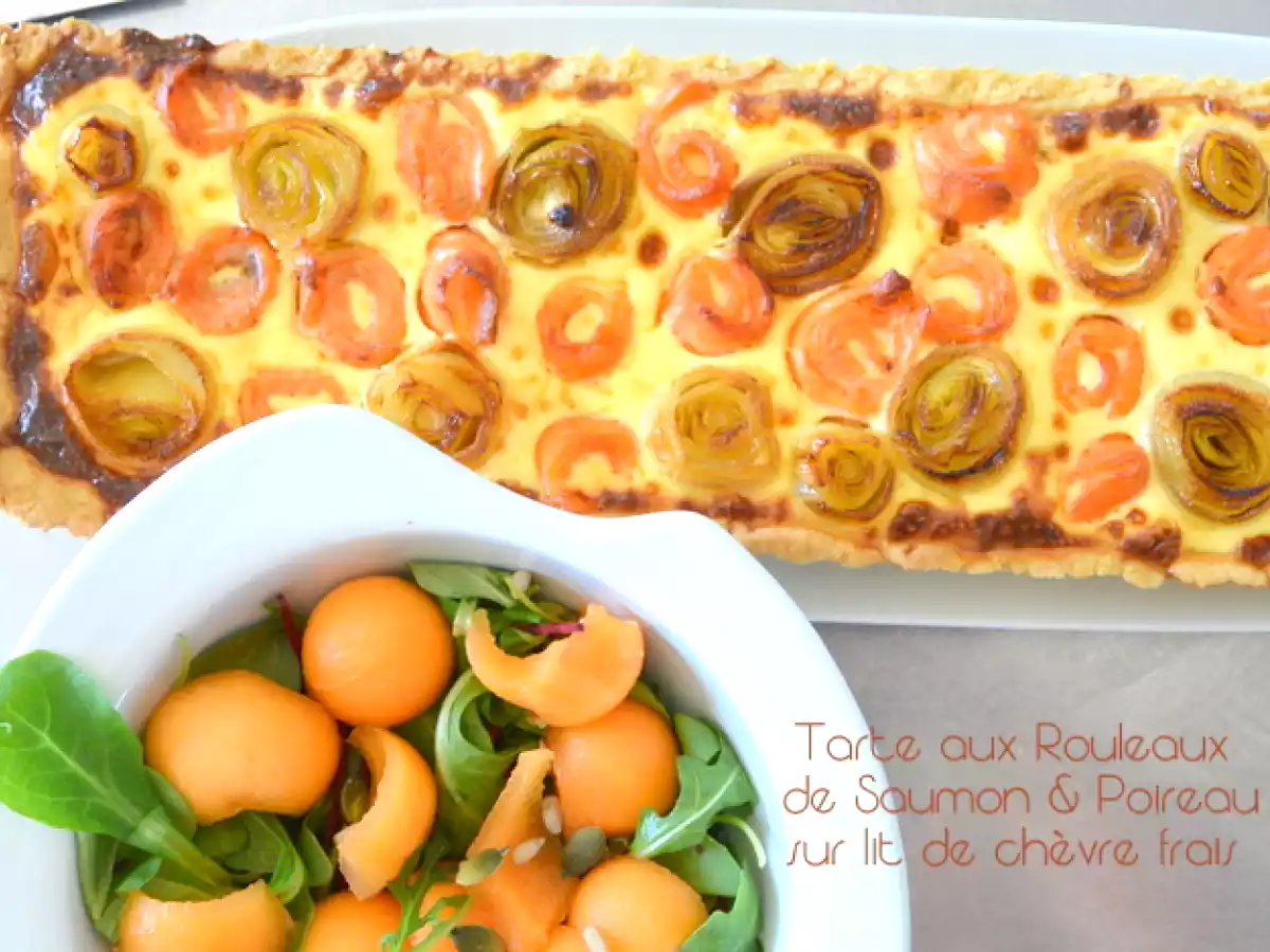 Tarte poireau saumon sur chèvre frais !!! - photo 4
