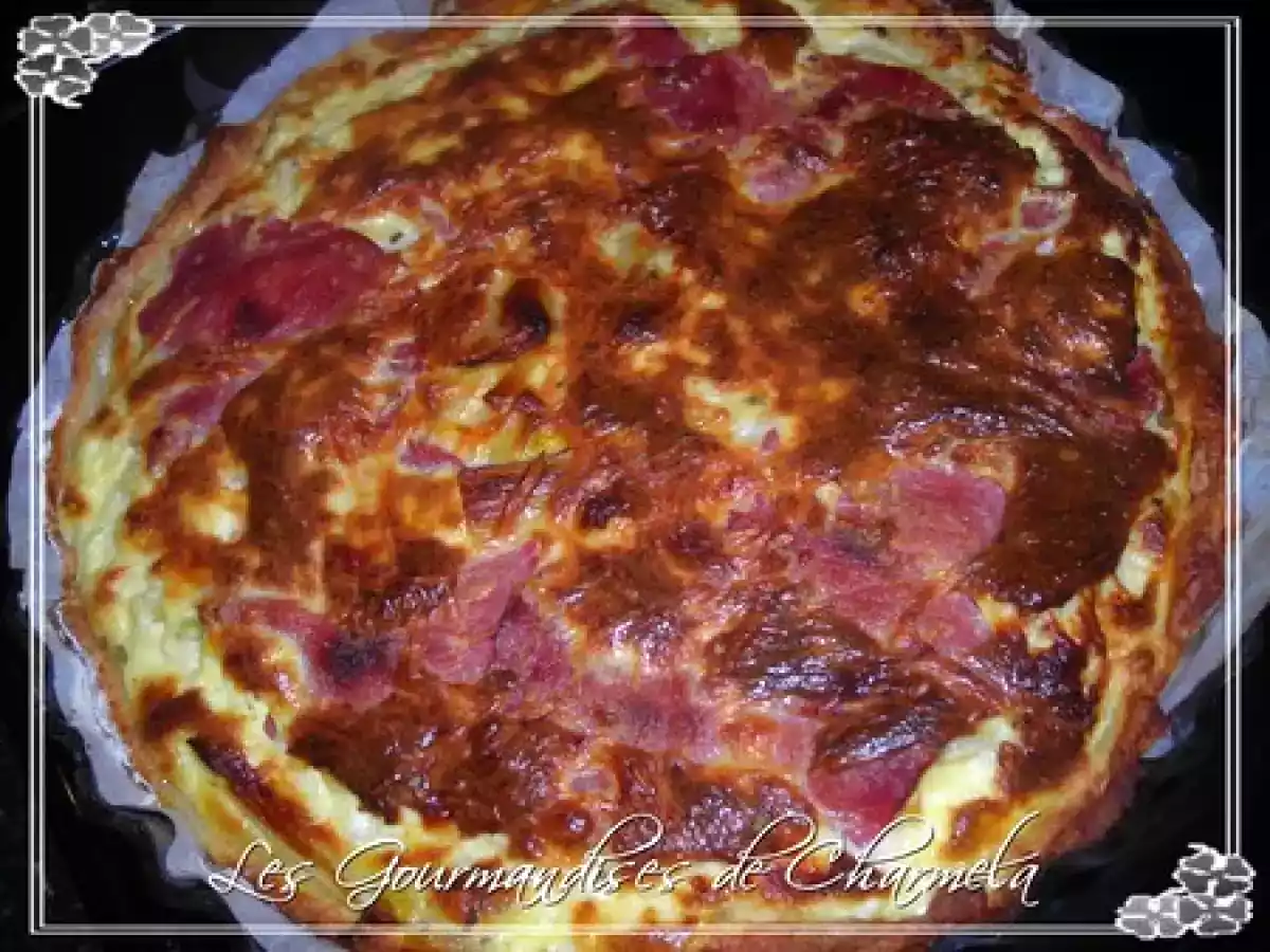 Tarte Poireaux Bacon légère!