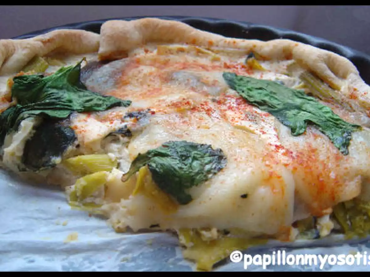 TARTE POIREAUX & EPINARDS