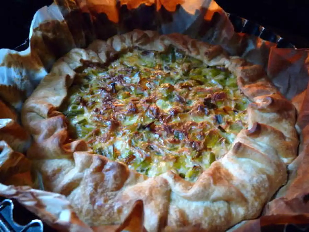 Tarte poireaux et Saint-Jacques - photo 2