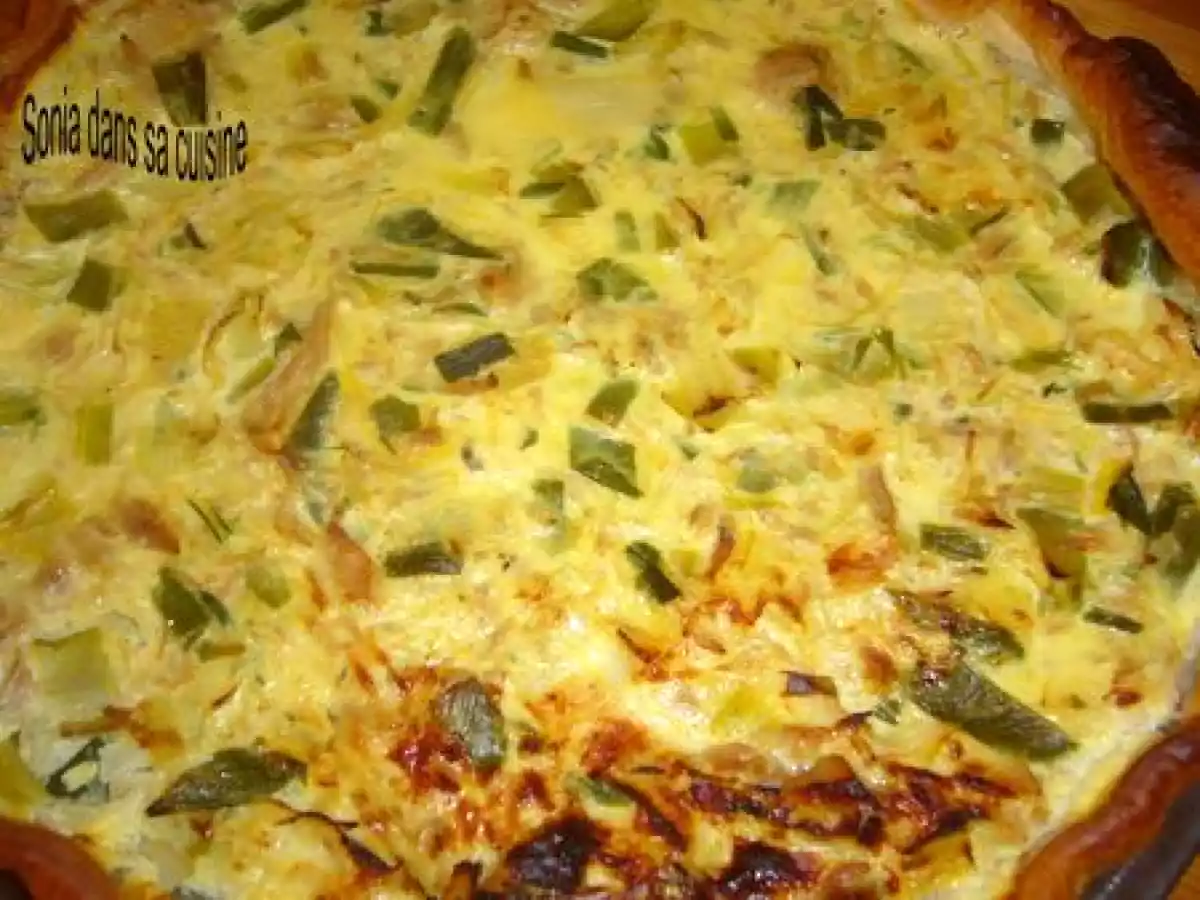 TARTE POIREAUX THON OIGNONS - photo 2