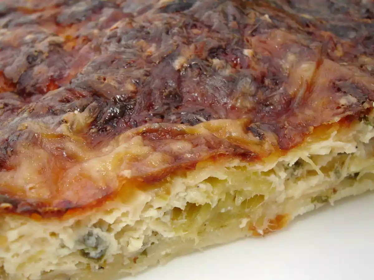 TARTE POIREAUX VACHE QUI RIT