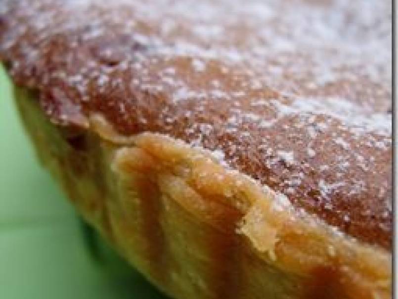 Tarte poire/praliné au lait gloria