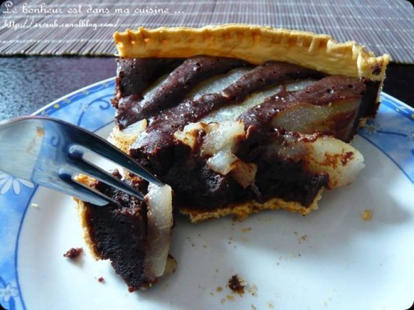 Tarte poires chocolat sans lactose - photo 2