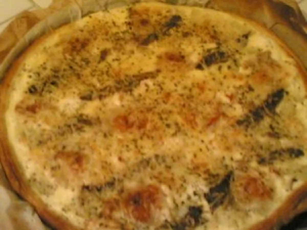 Tarte pomme de terre/anchois