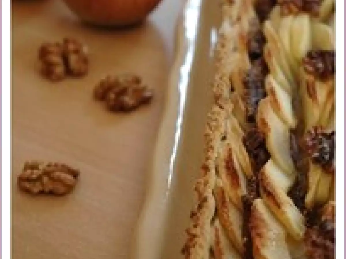 Tarte pommes-figues sur fond de noix, sans blé, sans lait - photo 2