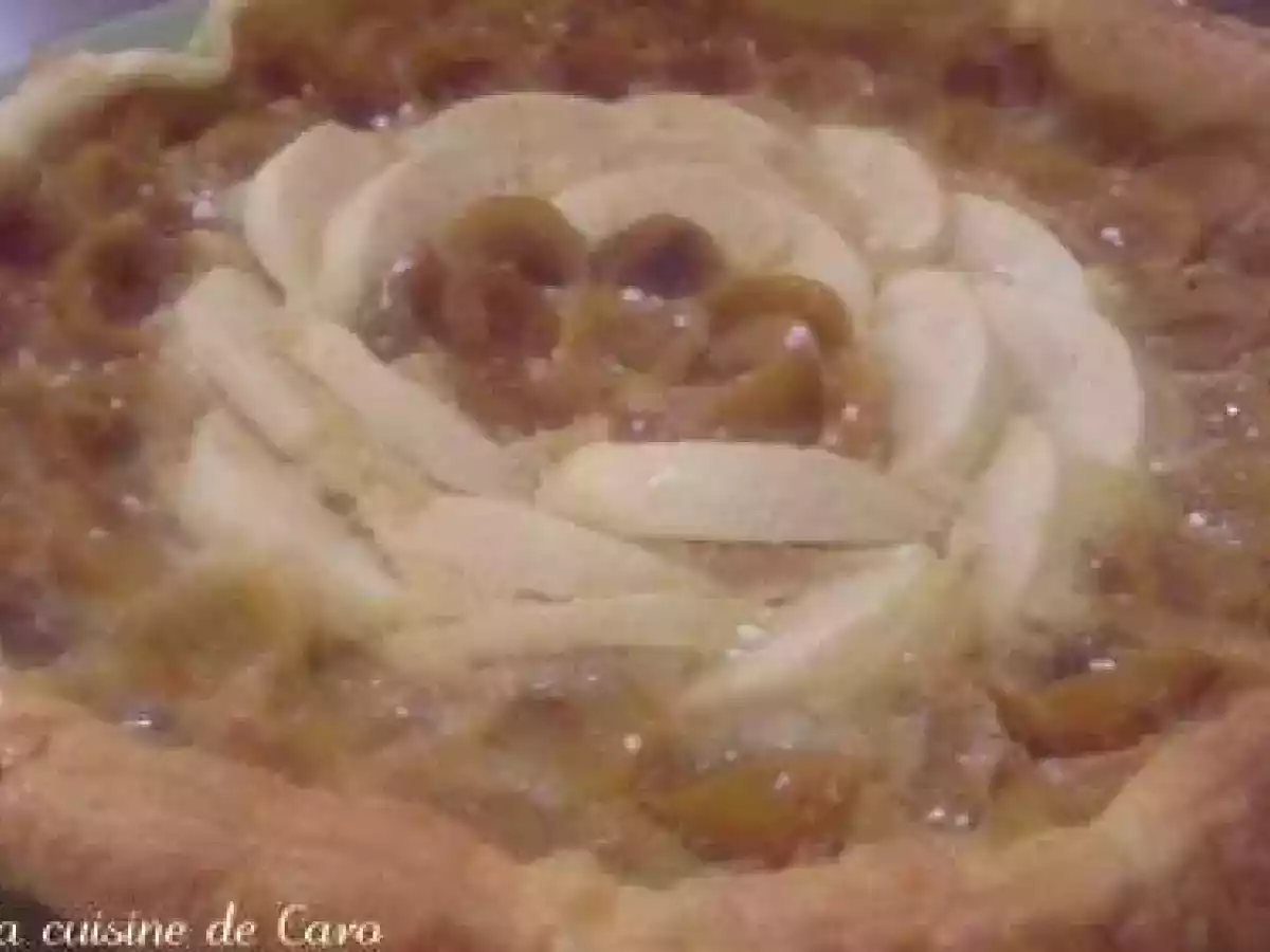 Tarte pommes-mirabelles