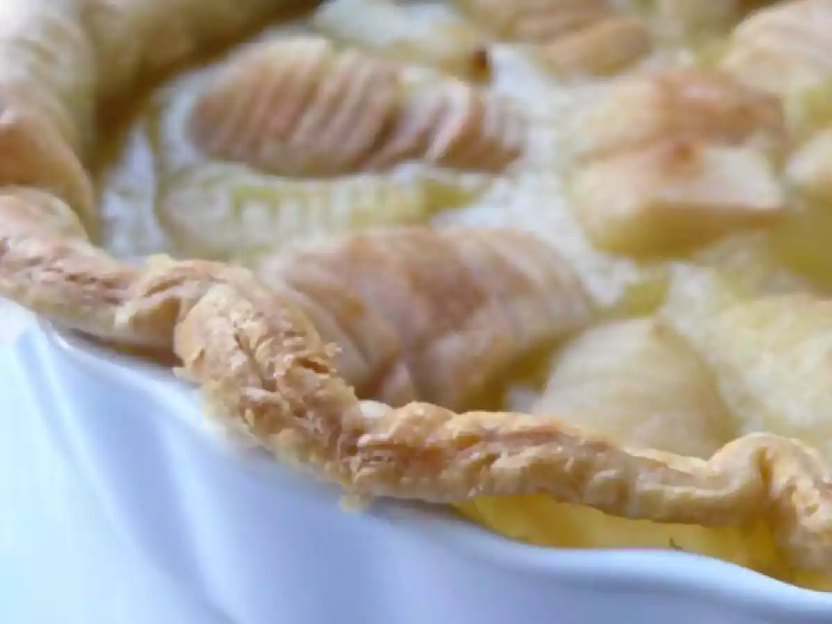 Tarte pommes poires au sirop