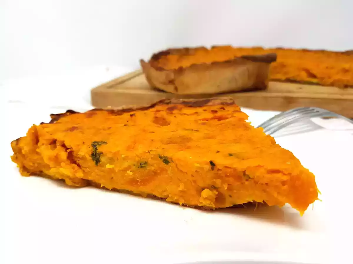 Tarte potiron et chèvre