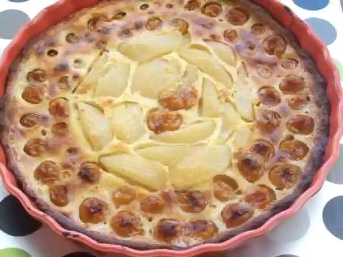 TARTE QUETSCHES ET POIRES