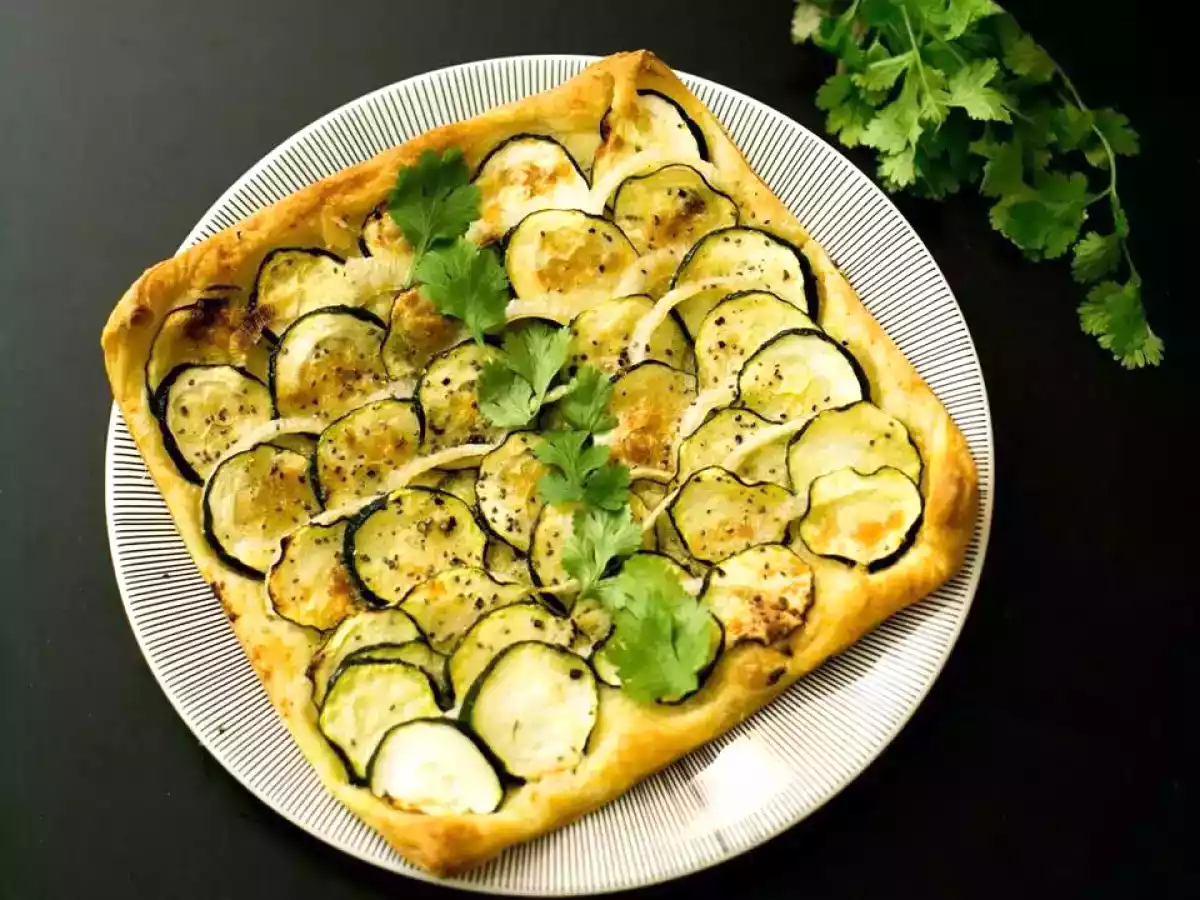 Tarte rapide à la courgette et ricotta