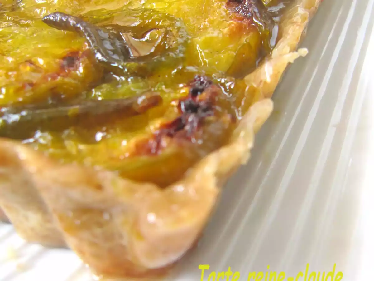 TARTE REINE CLAUDE RICHE EN FRUITS