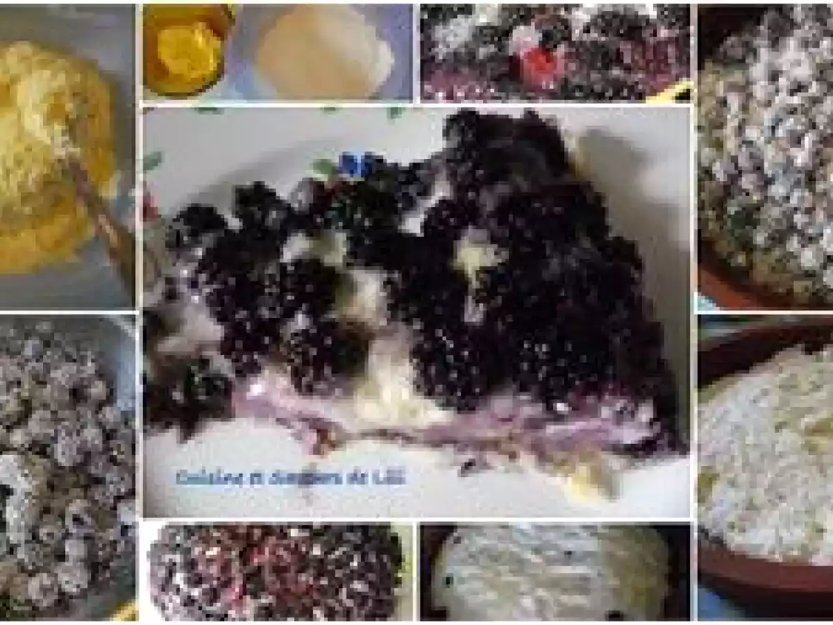 Tarte renversée à la mûre