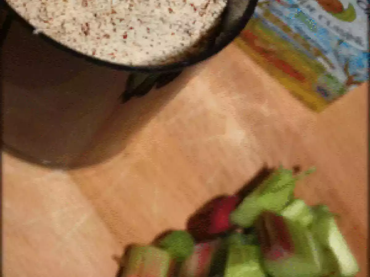 Tarte rhubarbe-amande à ma façon - photo 2