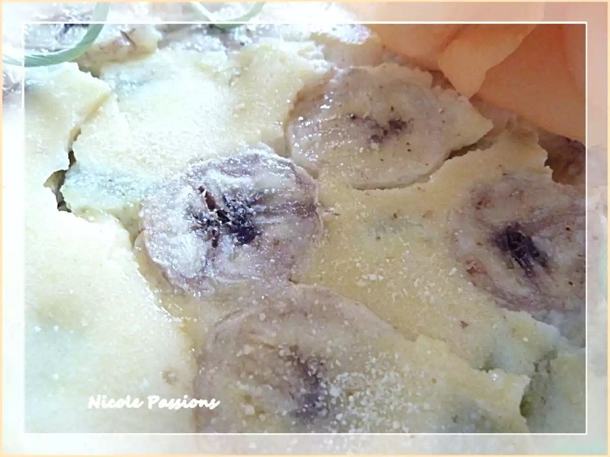 tarte rhubarbe bananes - photo 3