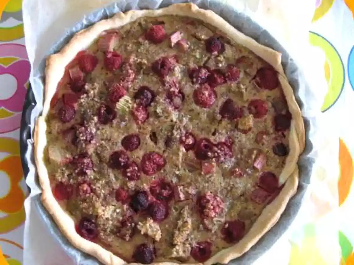 Tarte rhubarbe-framboises - photo 3