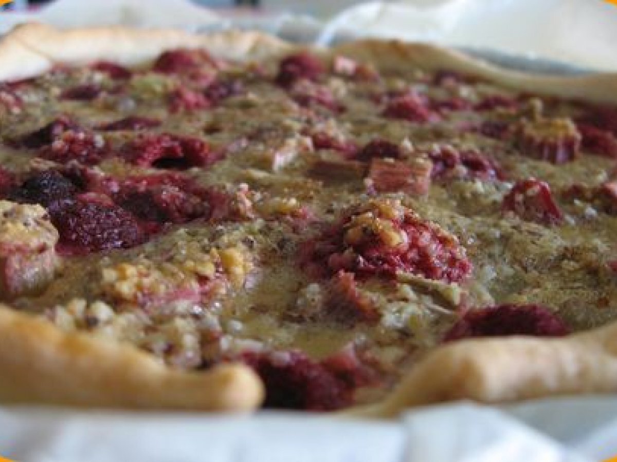 Recette de la tarte à la rhubarbe • Cook&Record