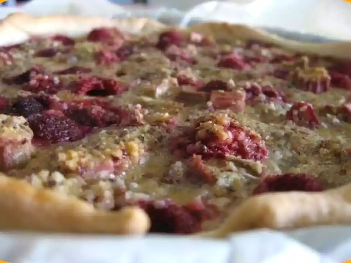 Tarte rhubarbe-framboises - photo 4