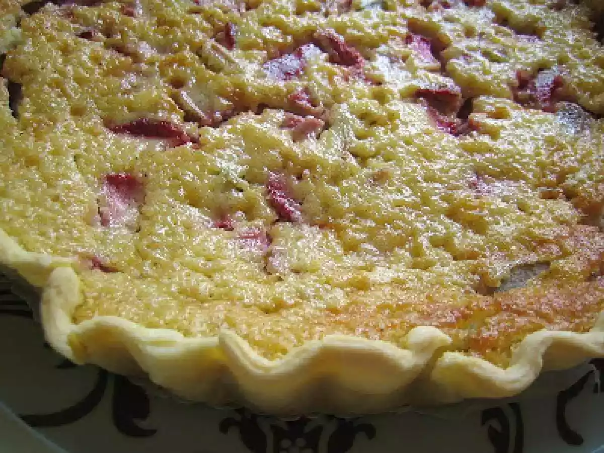 Tarte rhubarbe mascarpone fraise - photo 2