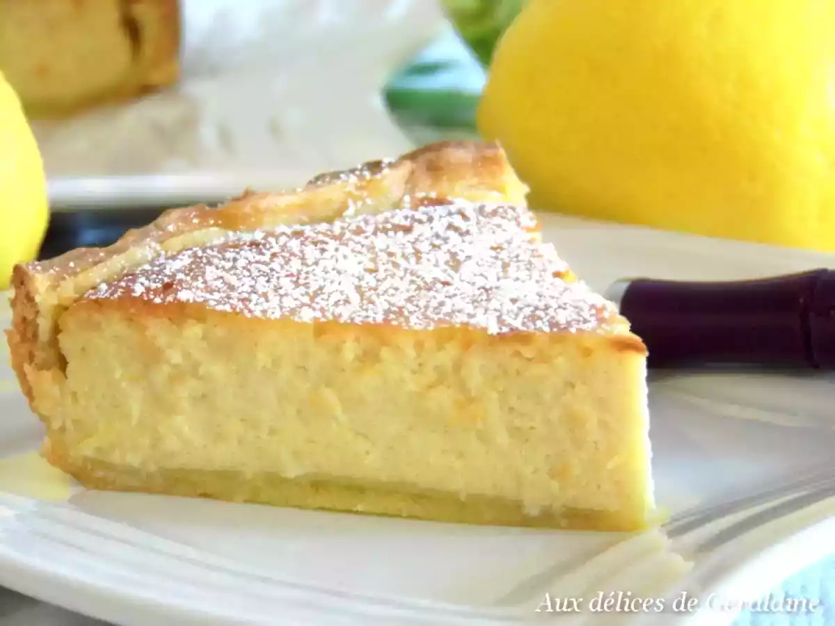 Tarte ricotta-citron