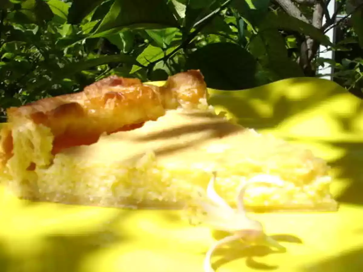 Tarte ricotta-citron sur un air de fiadone et bonne fête à toutes les mamans