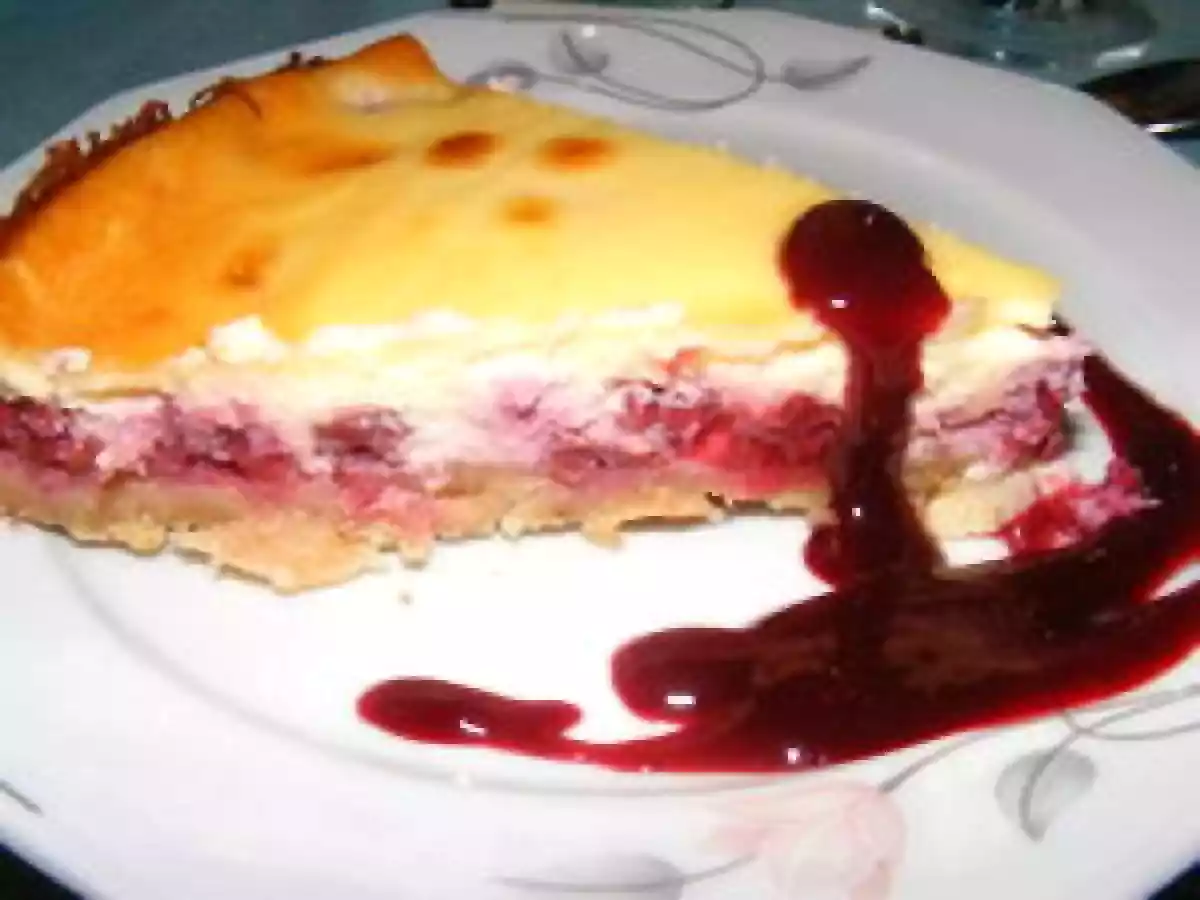 TARTE RICOTTA FRAMBOISES