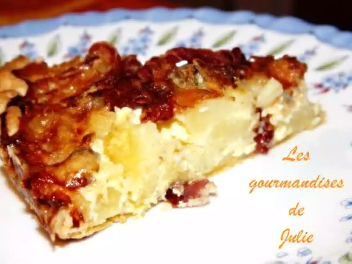 Tarte rustique au gorgonzola et au jambon de savoie - photo 2