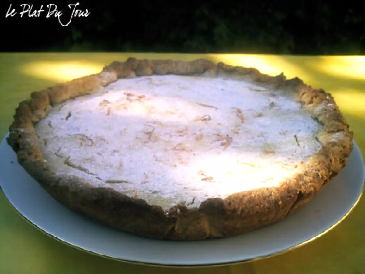 Tarte rustique façon sfogliatelle